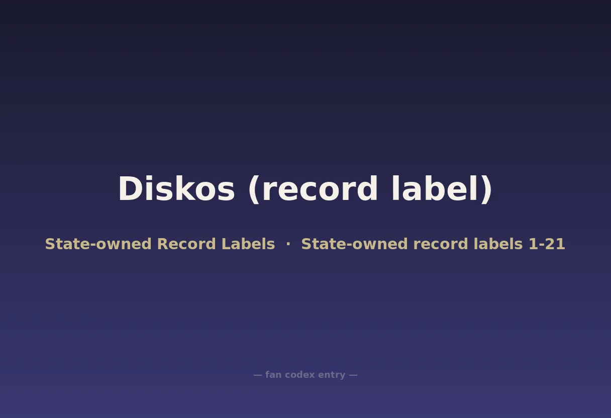 Diskos (record label)